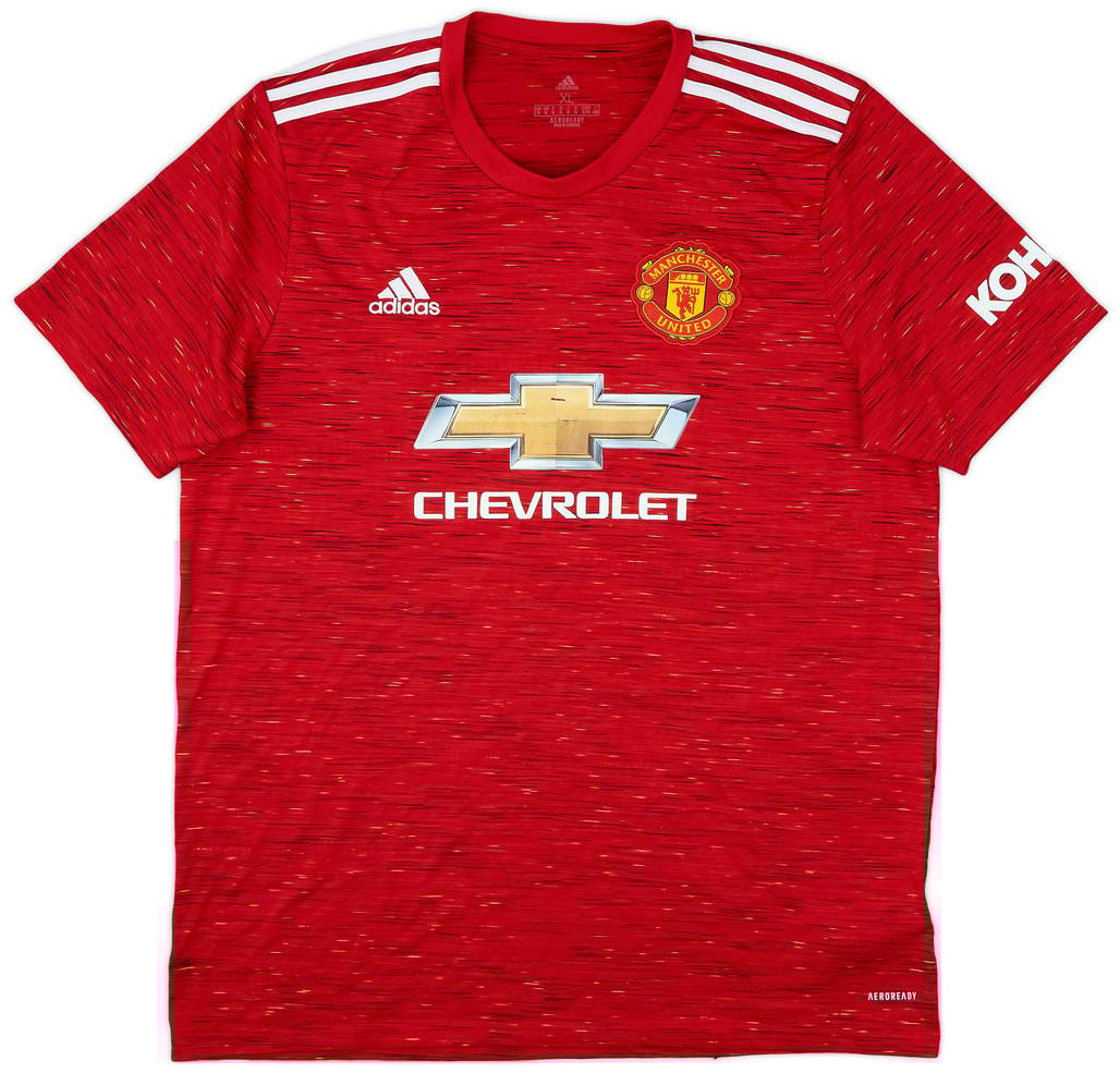 2020-21 Manchester United Home Shirt - 5/10 - (XL)