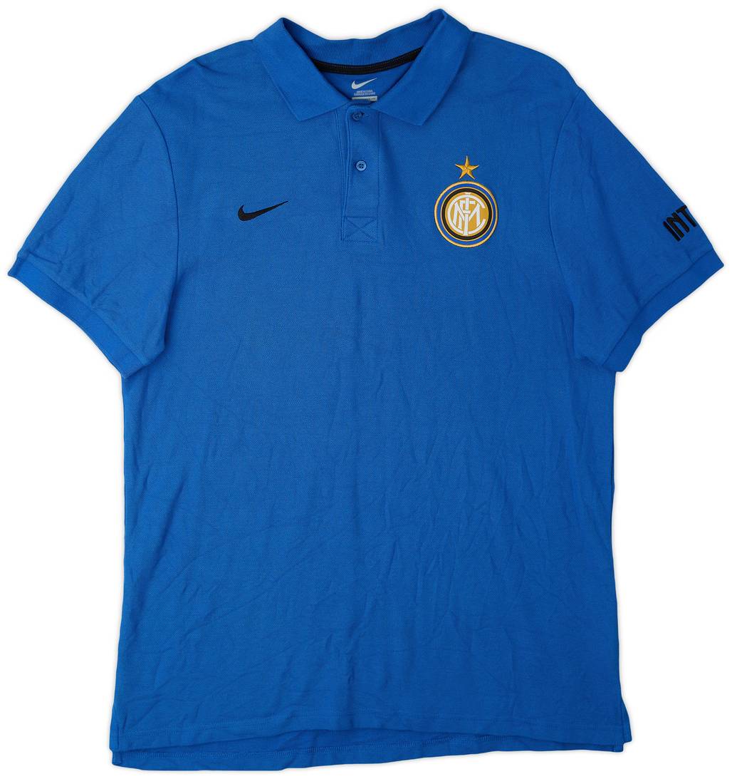 2011-12 Inter MIlan Nike Polo Shirt - 9/10 - (L)