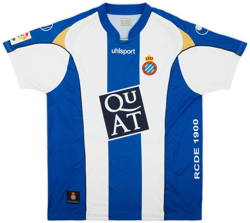 2007-08 Espanyol Home Shirt - 8/10 - (XXL)