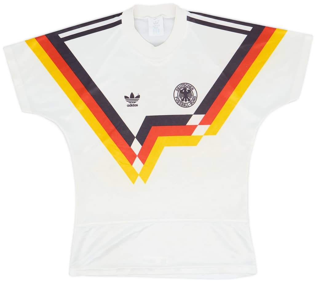 1988-90 West Germany Home Shirt - 8/10 - (XL.Boys)