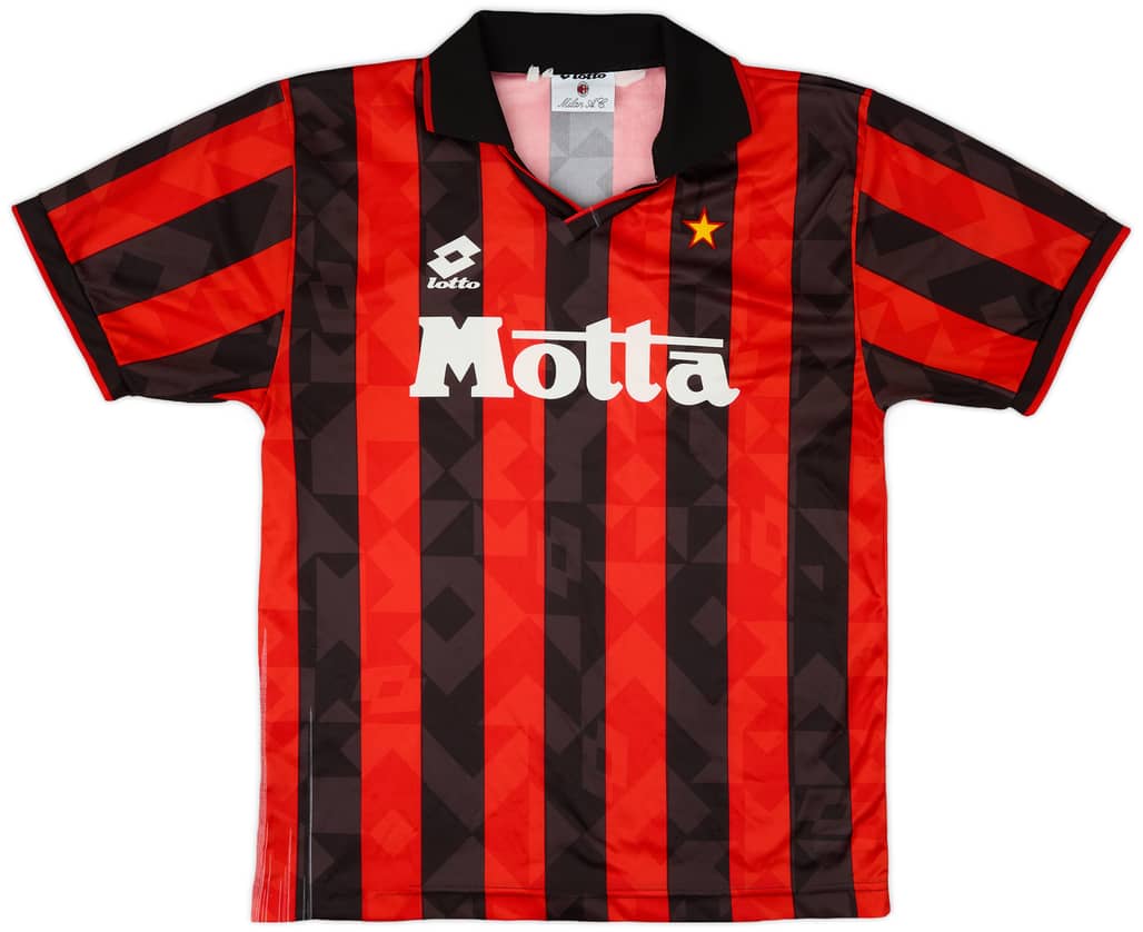 1995-96 AC Milan Home Shirt - 8/10 - (M)