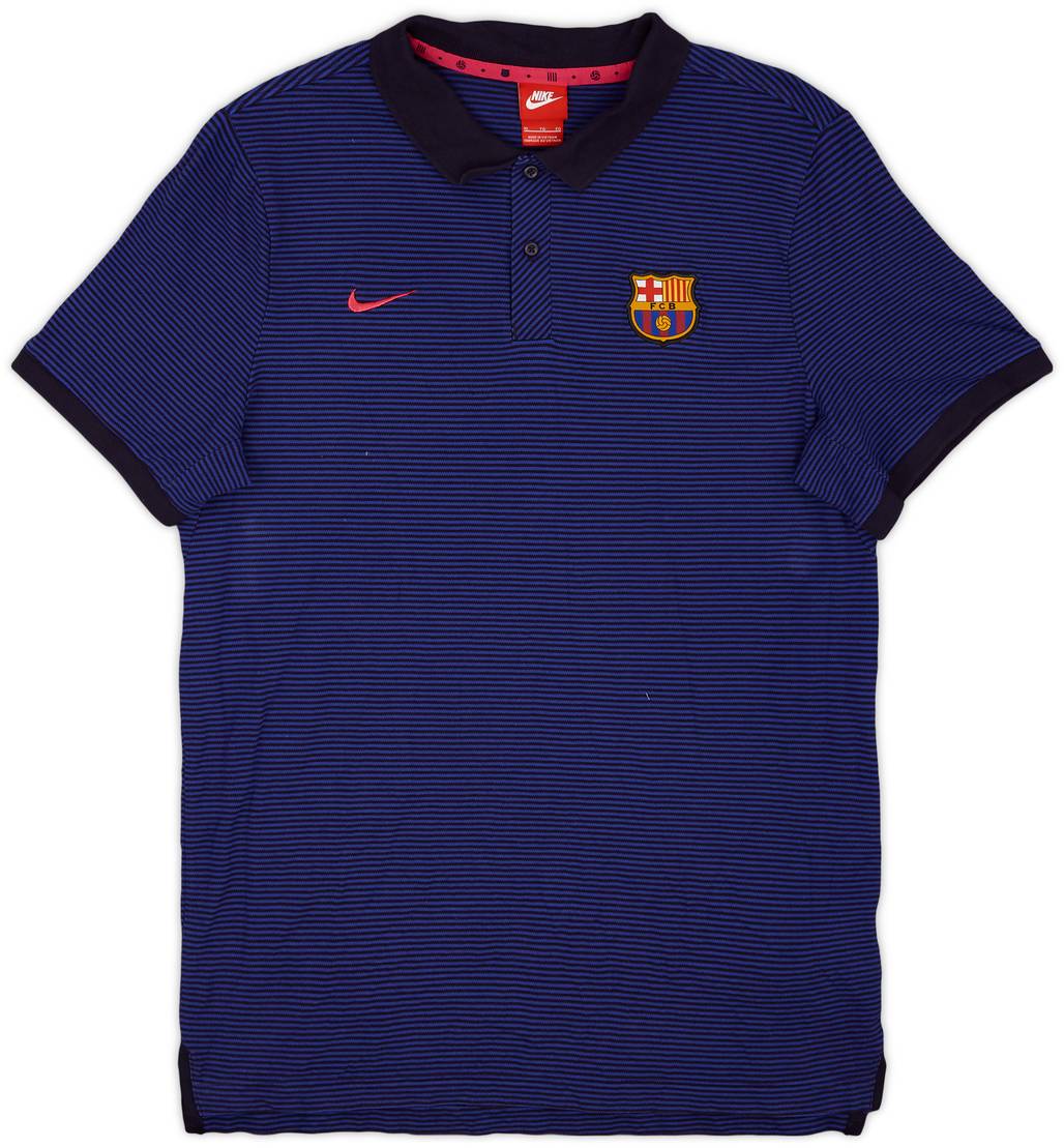 2016-17 Barcelona Nike Polo Shirt - 9/10 - (XL)