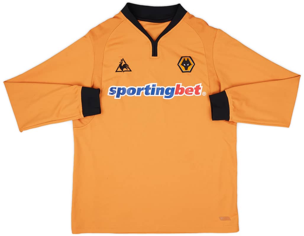 2009-10 Wolves Home L/S Shirt - 7/10 - (XL)