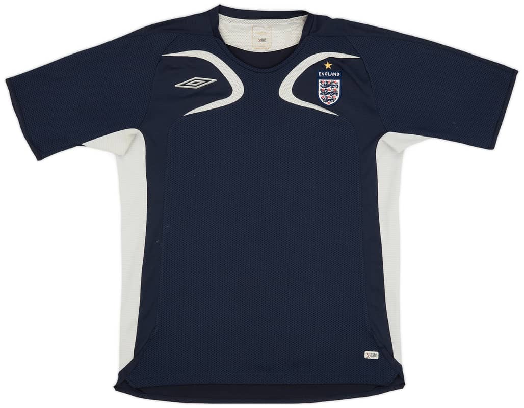 2007-08 England Umbro Training Shirt - 9/10 - (L)