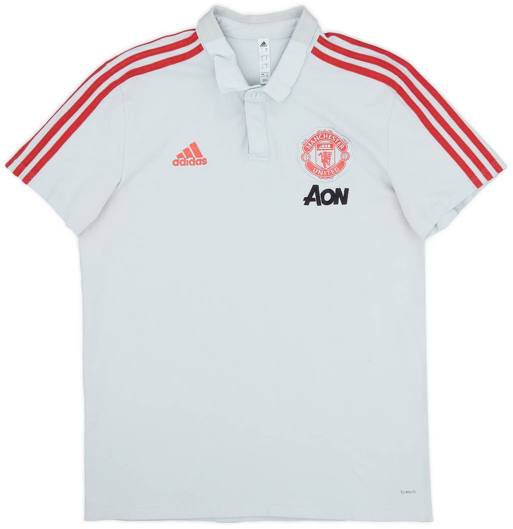 2018-19 Manchester United adidas Polo Shirt - 9/10 - (XL)