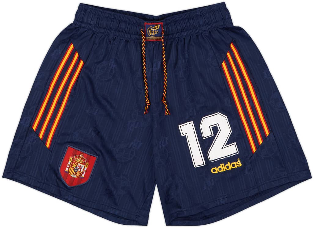 1996-98 Spain Home Shorts #12 - 8/10 - (L)