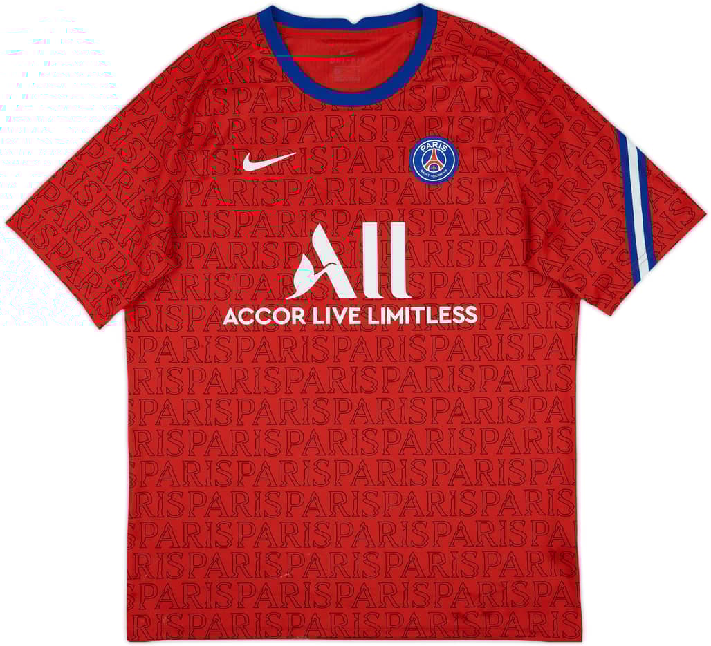 2020-21 Paris Saint-Germain Nike Training Shirt - 8/10 - (L)
