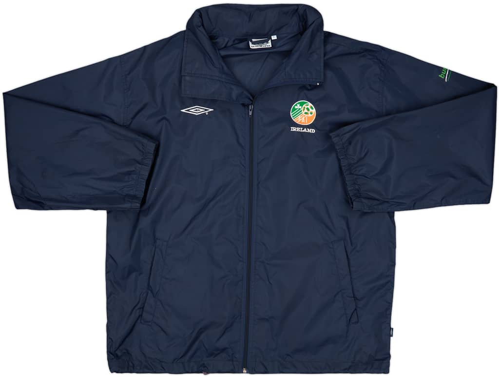 2002-03 Ireland Umbro Hooded Rain Jacket - 8/10 - (L)