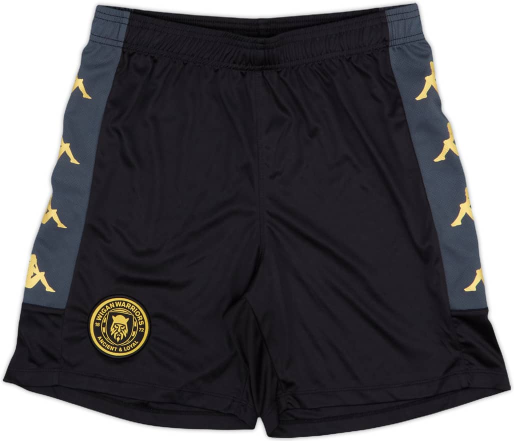 2023-24 Wigan Warriors Rugby League Kappa Shorts - 9/10 - (M)