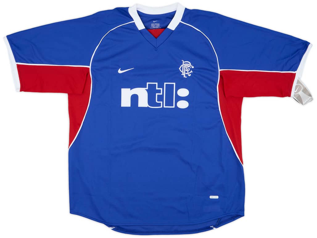 2001-02 Rangers Home Shirt (L)