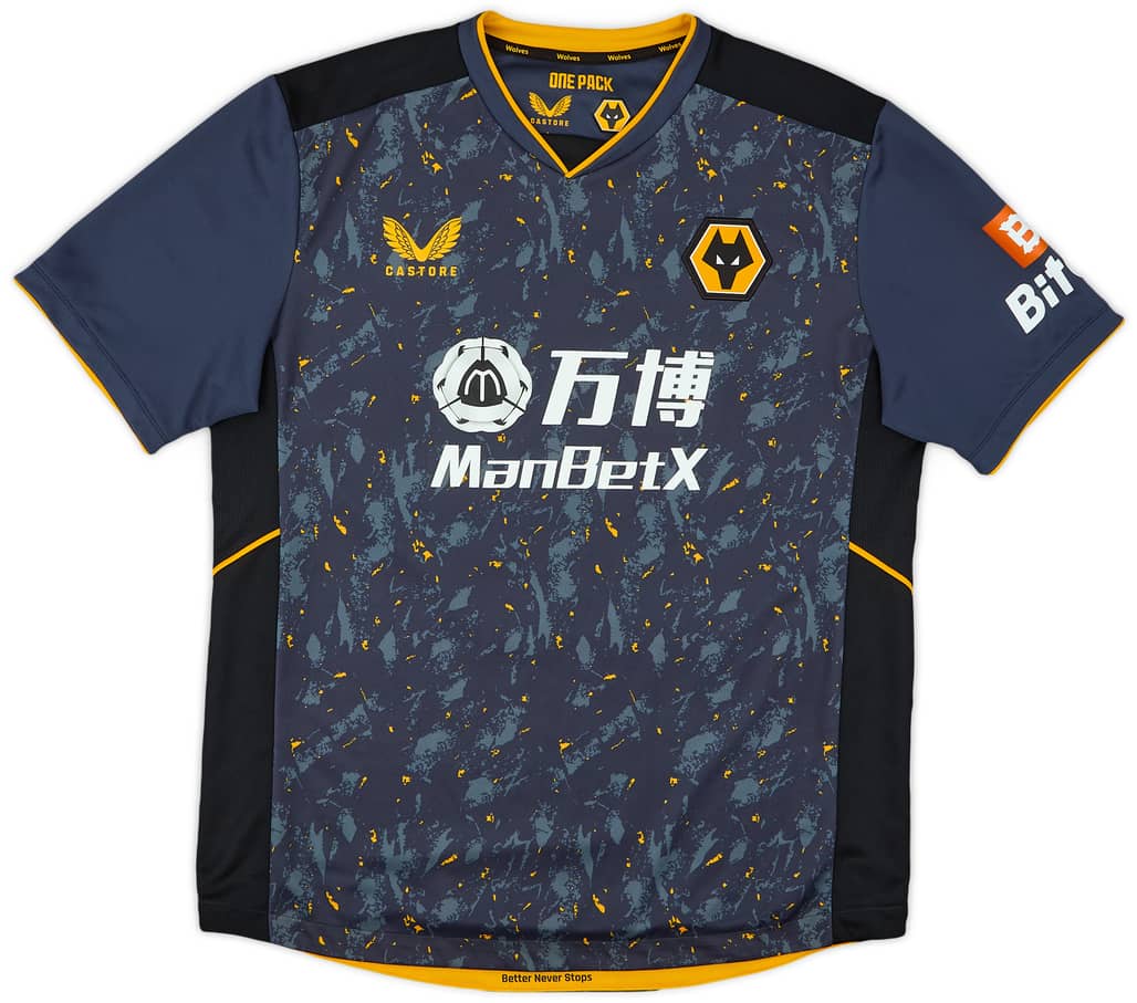 2021-22 Wolves Away Shirt - 9/10 - (L)