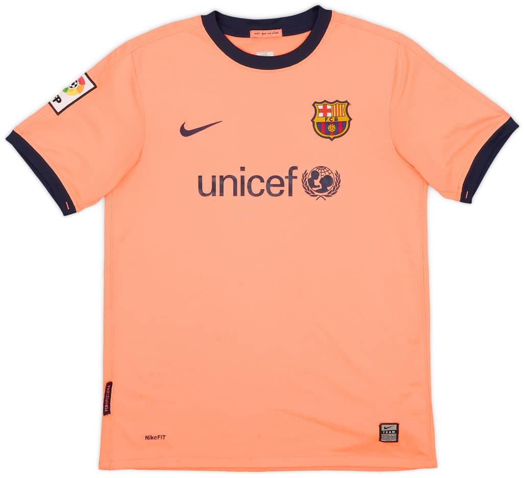 2009-10 Barcelona Away Shirt - 7/10 - (XL.Boys)