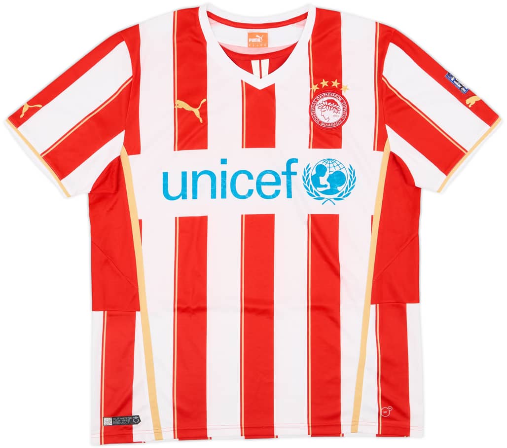 2014-15 Olympiakos Home Shirt - 5/10 - (XL)