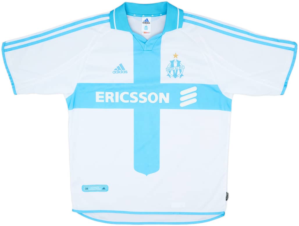 2000-01 Olympique Marseille Home Shirt - 9/10 - (L)