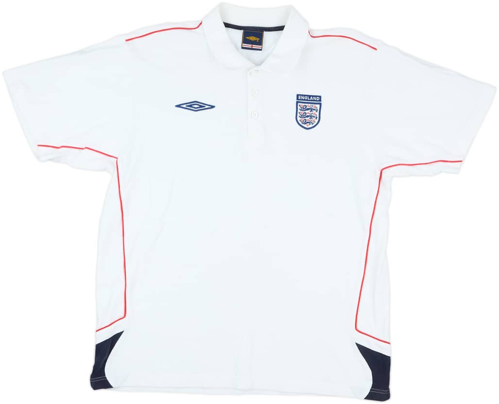 2000-02 England Umbro Polo Shirt - 7/10 - (XL)