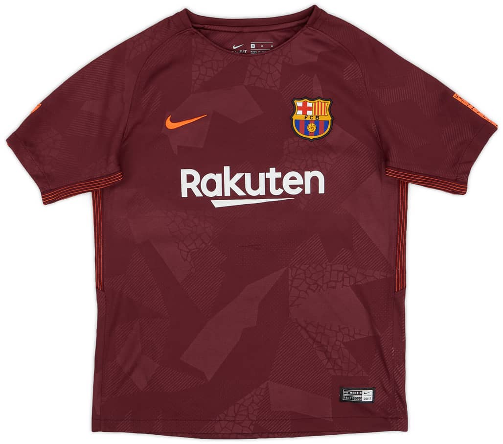 2017-18 Barcelona Third Shirt - 7/10 - (M.Boys)