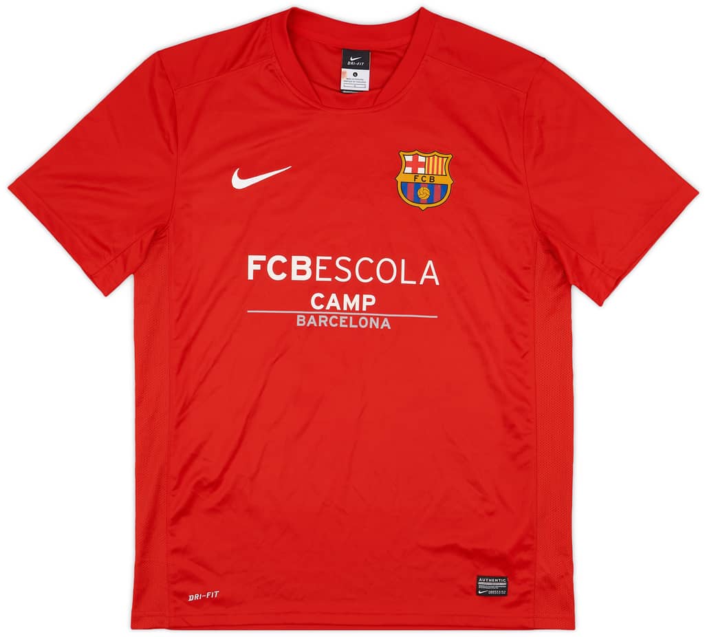2014-15 Barcelona Nike 'FCBEscola Camp' Training Shirt - 9/10 - (L)