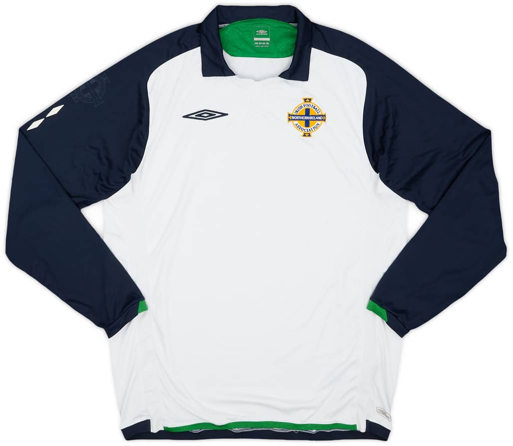 2009-10 Northern Ireland Away L/S Shirt - 6/10 - (L)