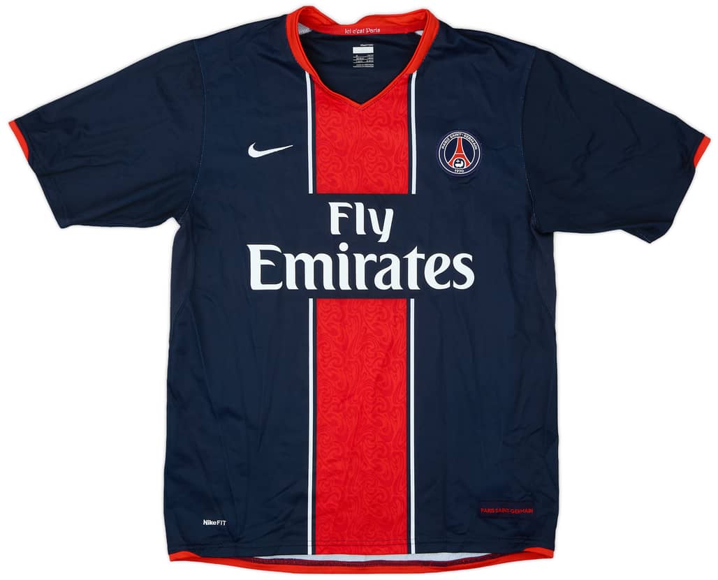 2007-08 Paris Saint-Germain Home Shirt - 8/10 - (M)
