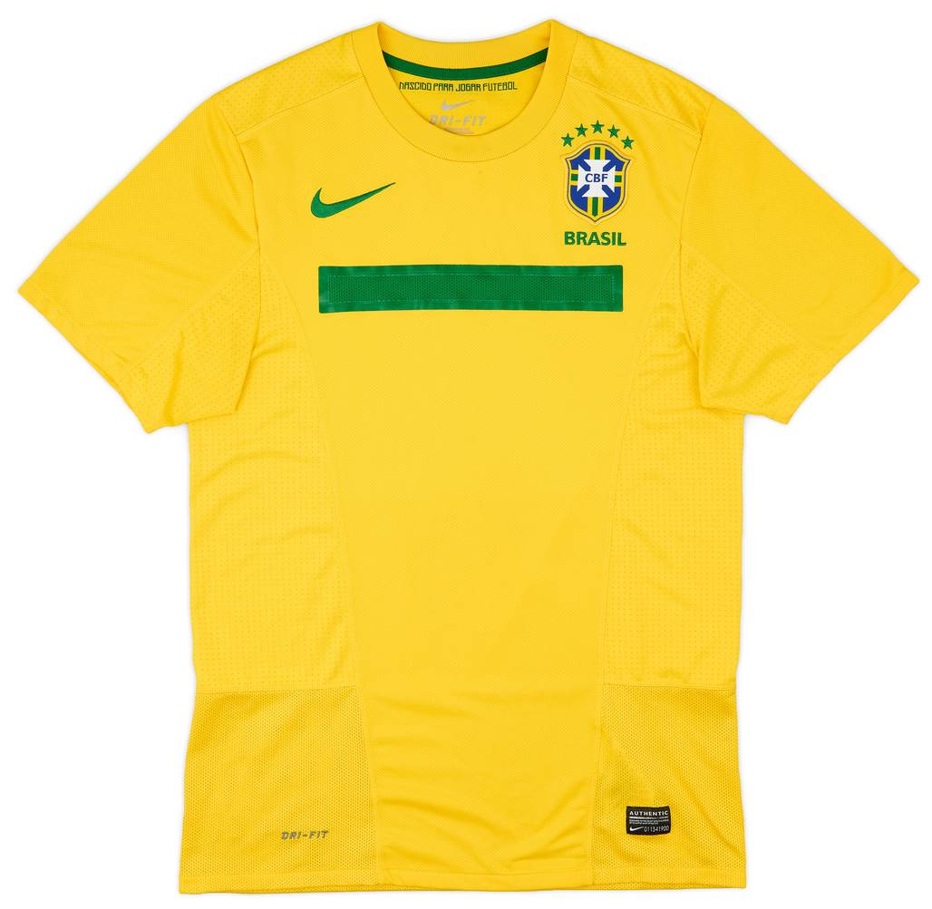 2011 Brazil Home Shirt - 6/10 - (S)