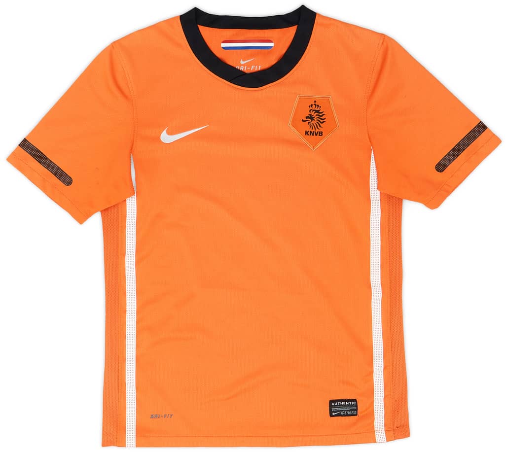 2010-11 Netherlands Home Shirt - 6/10 - (M.Boys)