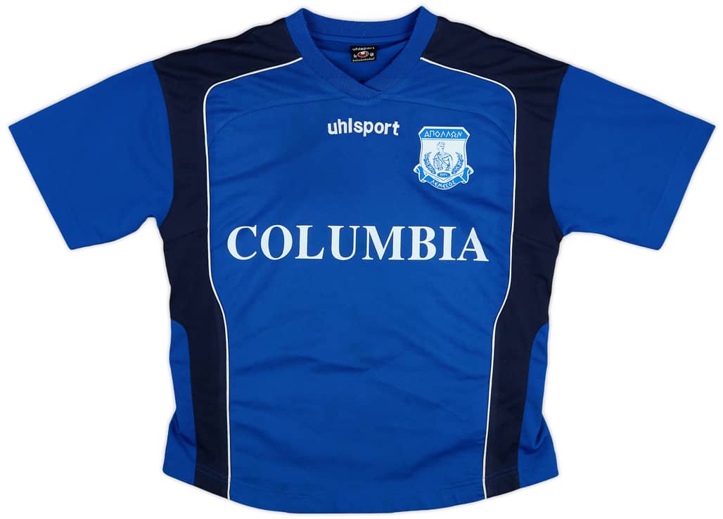 2003-04 Apollon Limassol Uhlsport Training Shirt - 9/10 - (XL.Boys)