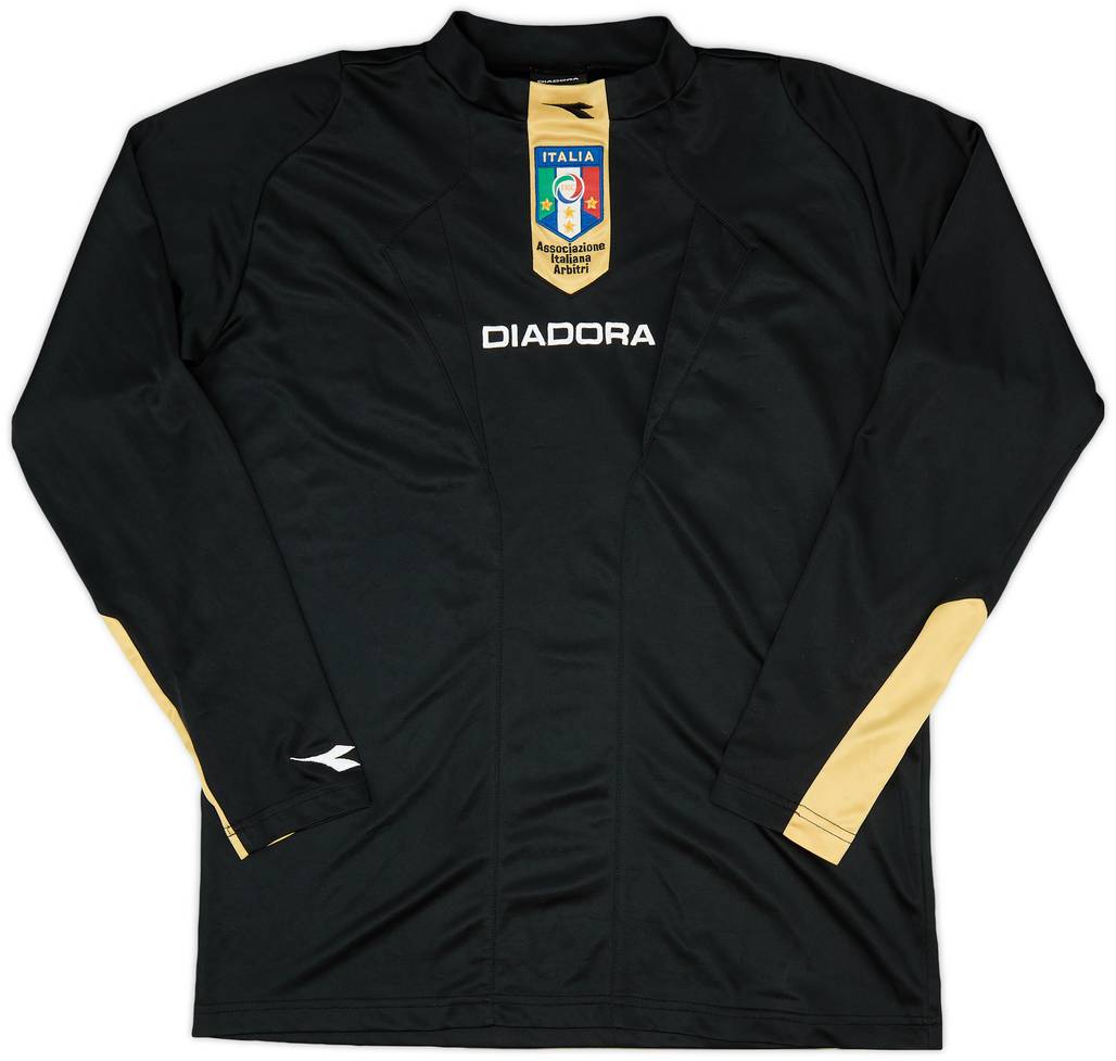 2007-09 Italy Diadora Referee L/S Shirt - 4/10 - (S)
