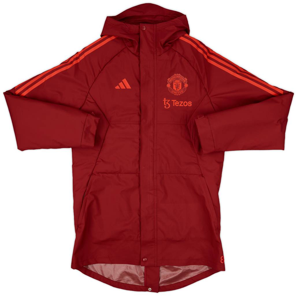 2023-24 Manchester United Player Issue Hooded Rain Jacket #86 - 10/10 - (S)