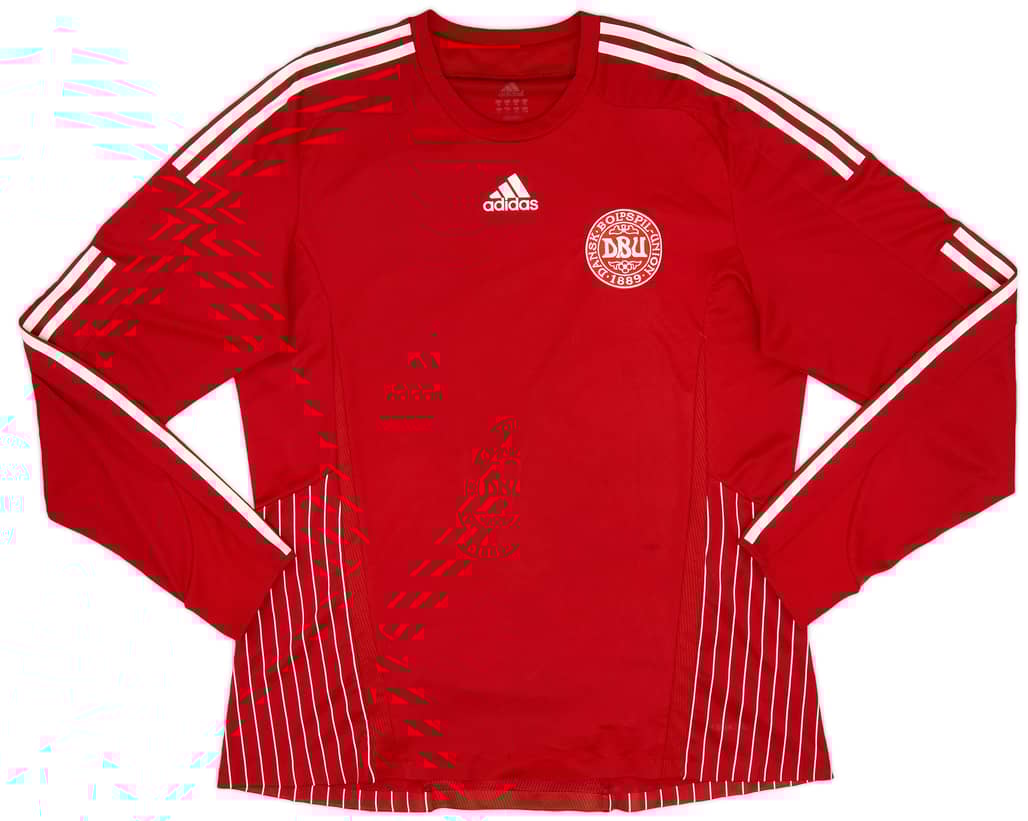 2007-10 Denmark Authentic Home L/S Shirt - 9/10 - (XL)