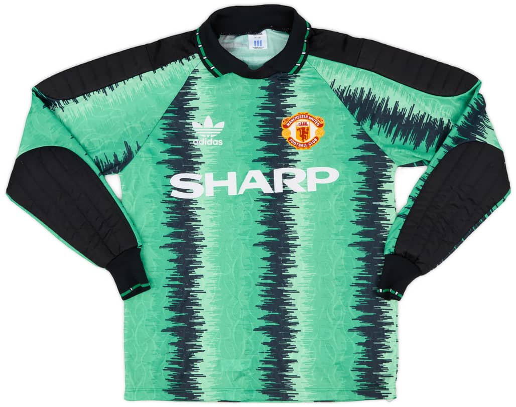 1990-92 Manchester United GK Shirt - 7/10 - (S)