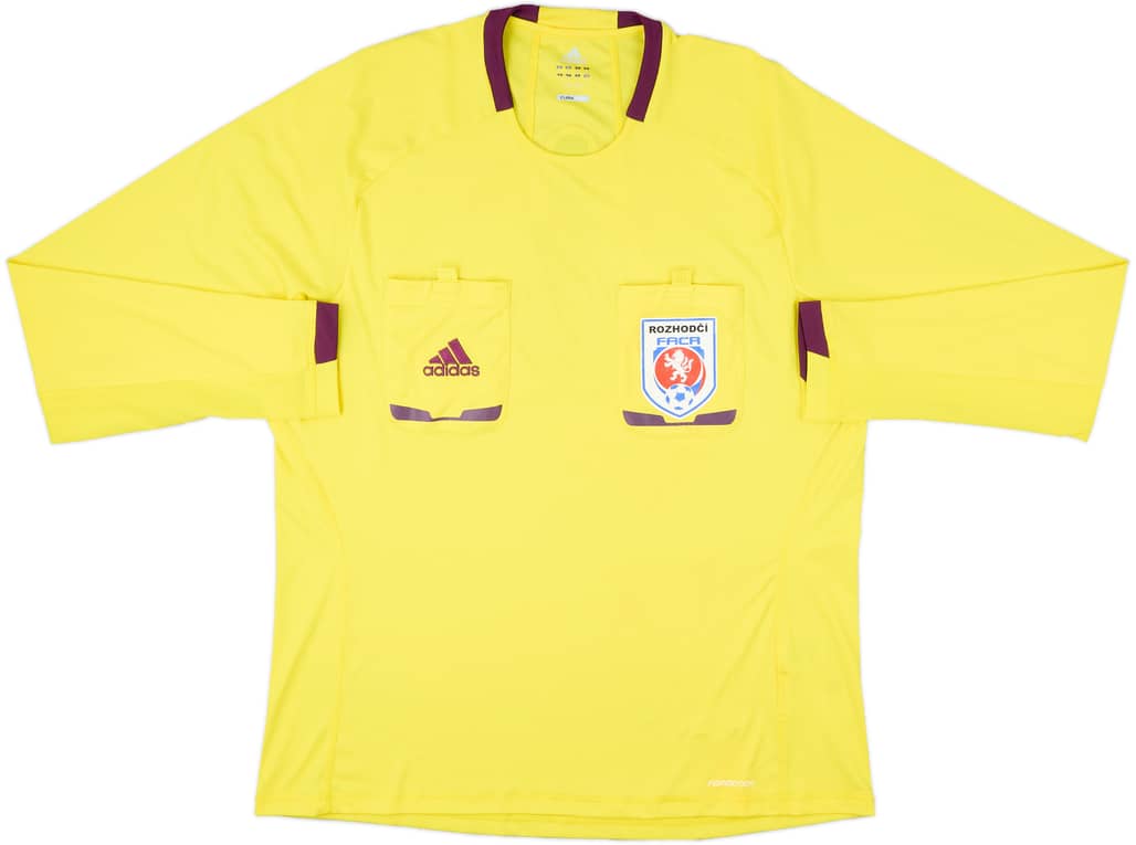 2012-13 Czech Republic adidas Referee L/S Shirt - 9/10 - (XL)