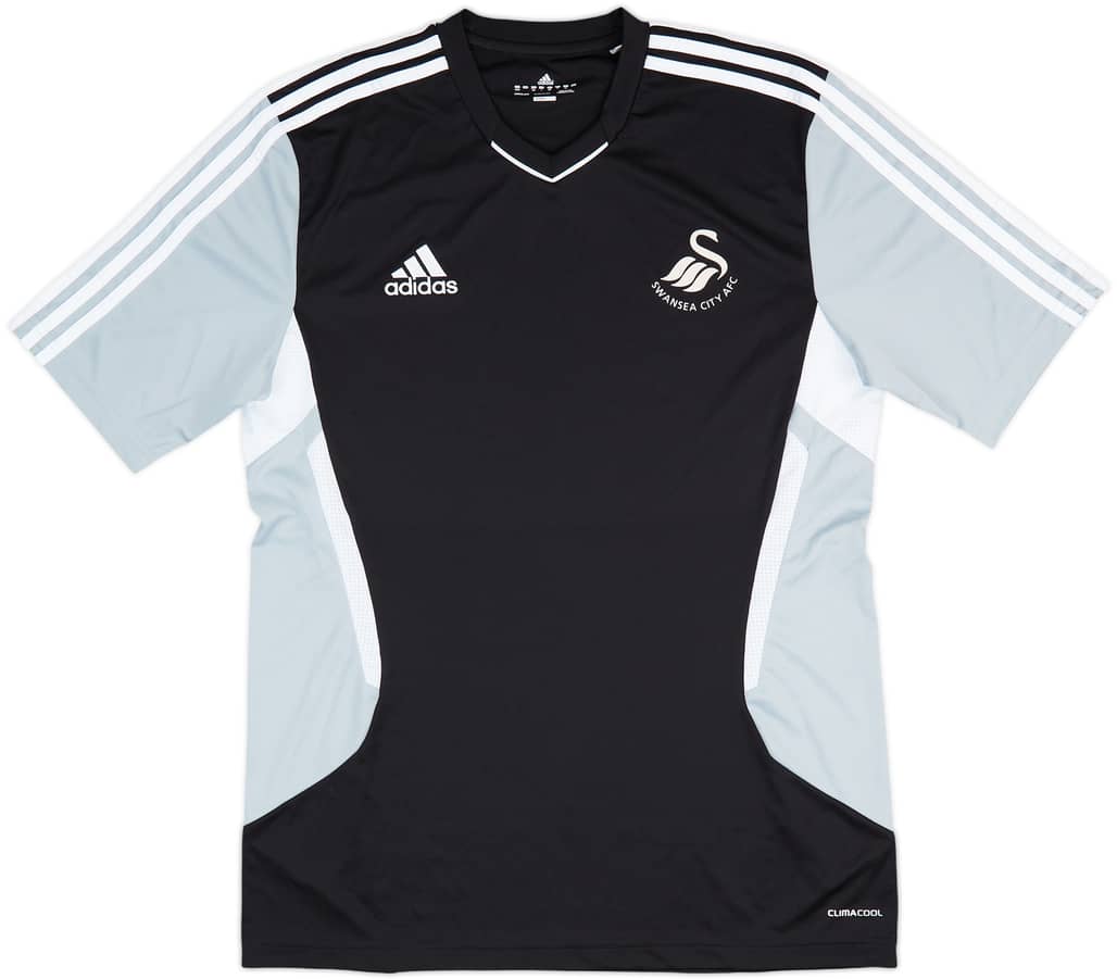2011-12 Swansea adidas Training Shirt - 8/10 - (L)