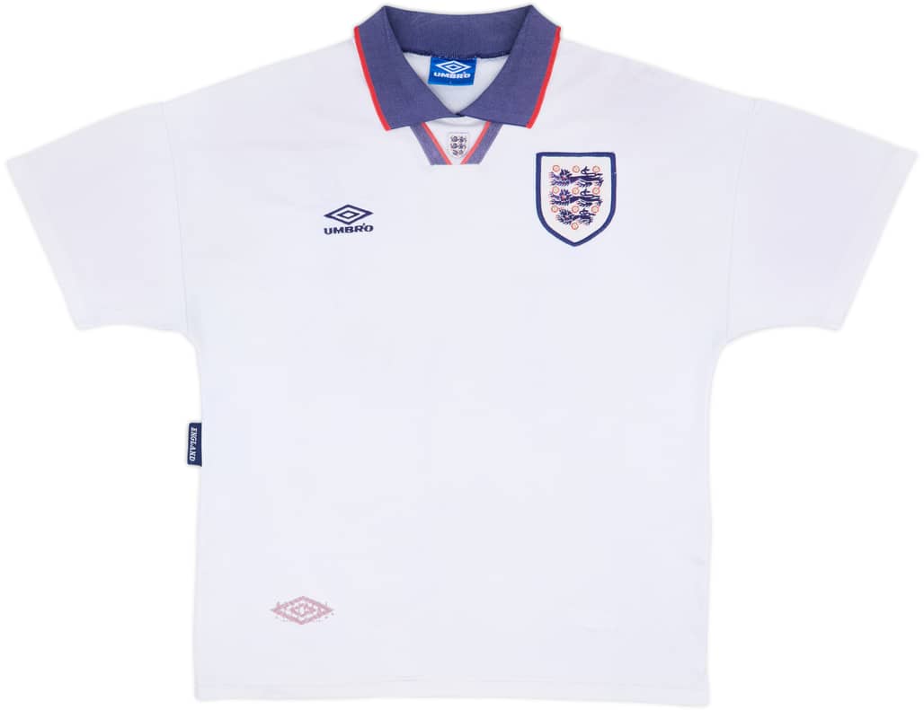1993-95 England Home Shirt - 7/10 - (L)