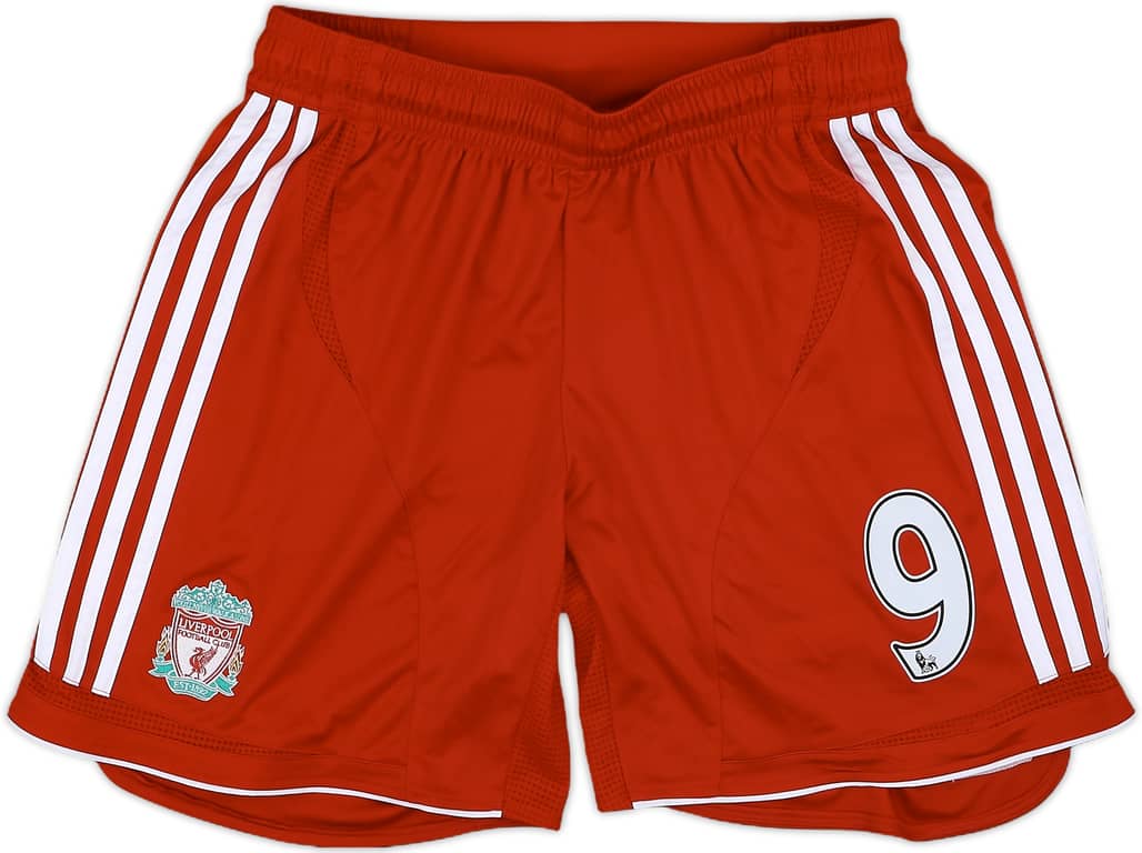 2006-08 Liverpool Home Shorts #9 (Torres) - 10/10 - (M)