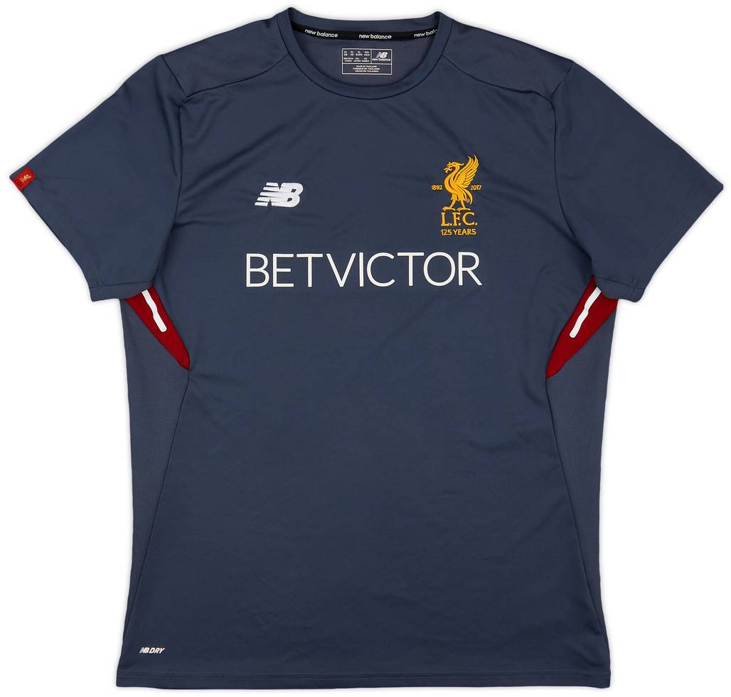 2017-18 Liverpool New Balance Training Shirt - 8/10 - (XL)