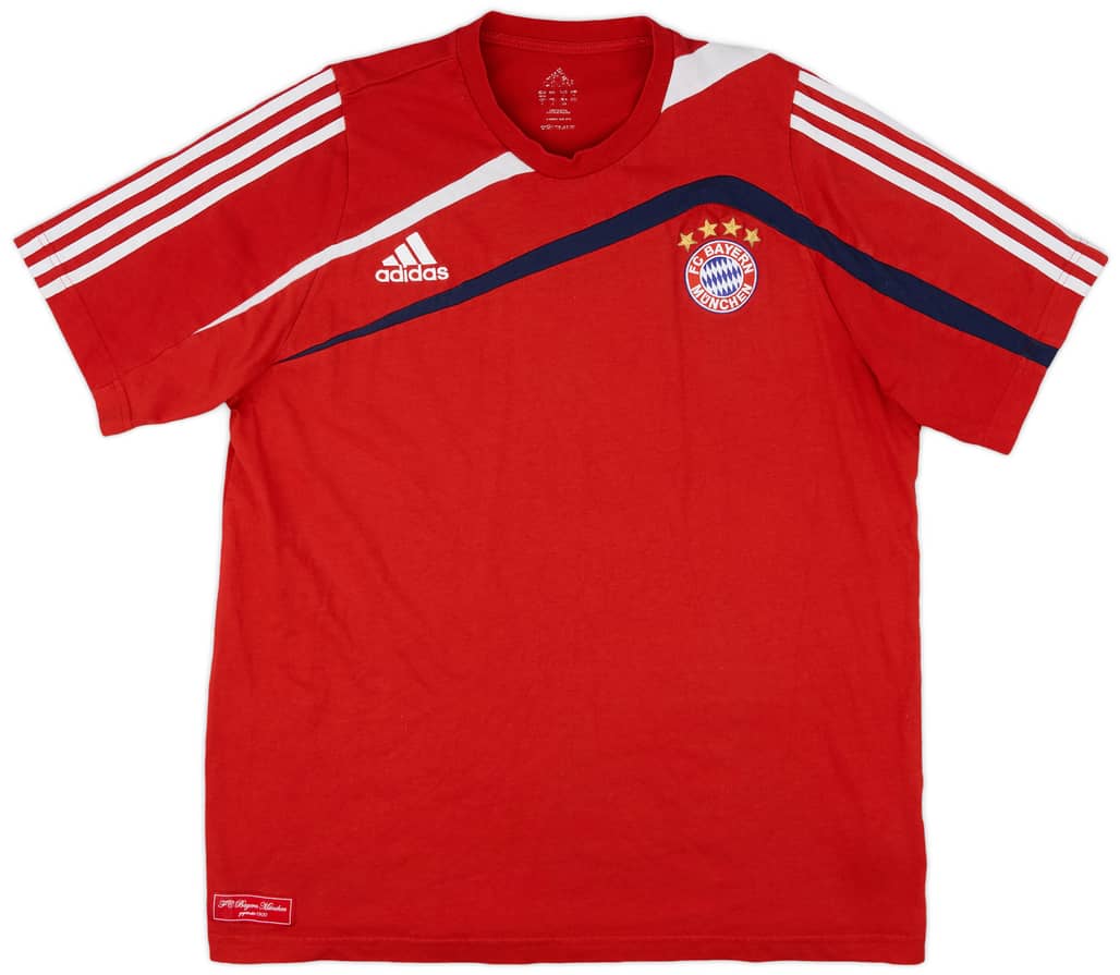 2009-10 Bayern Munich adidas Cotton Tee - 8/10 - (XL)