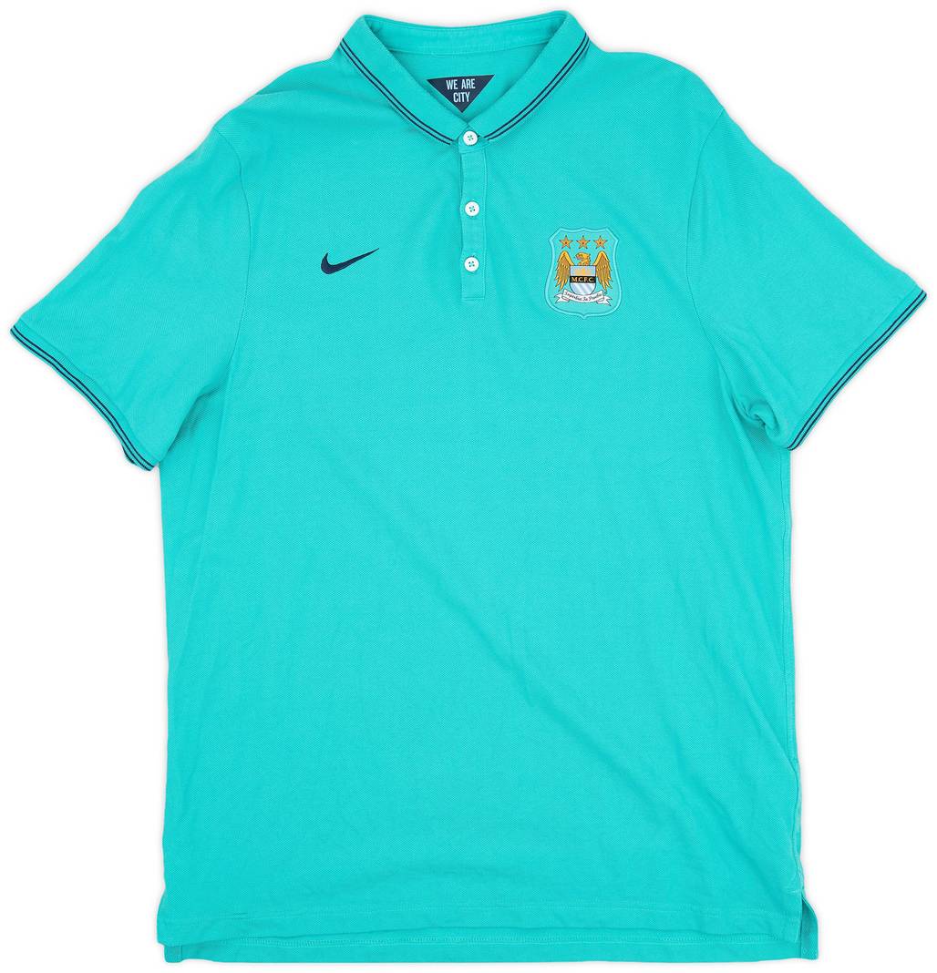 2015-16 Manchester City Nike Polo Shirt - 8/10 - (XL)
