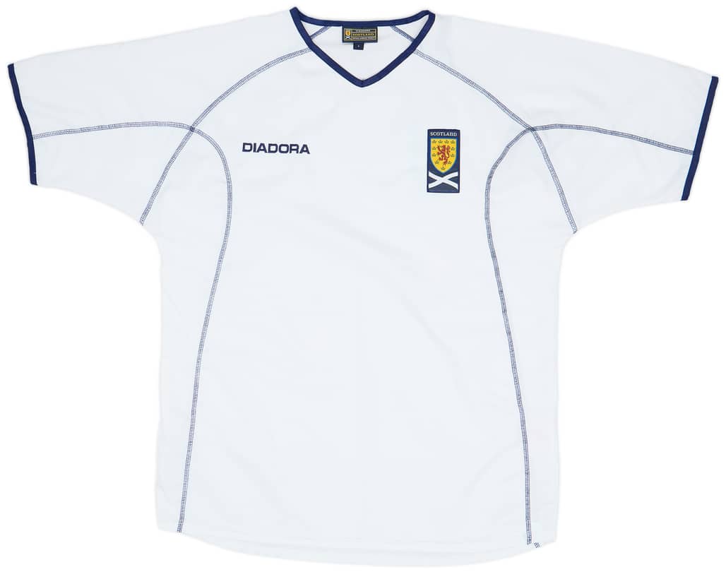 2003-05 Scotland Diadora Training Shirt - 8/10 - (L)