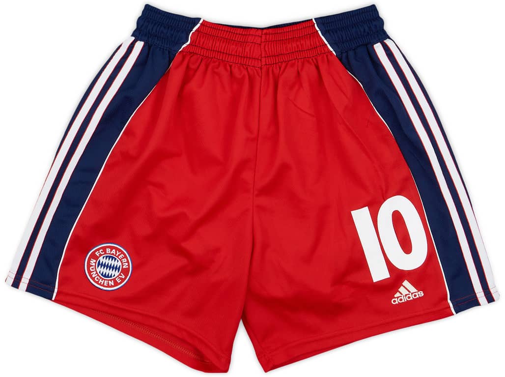2000-02 Bayern Munich Home Shorts #10 - 7/10 - (L)