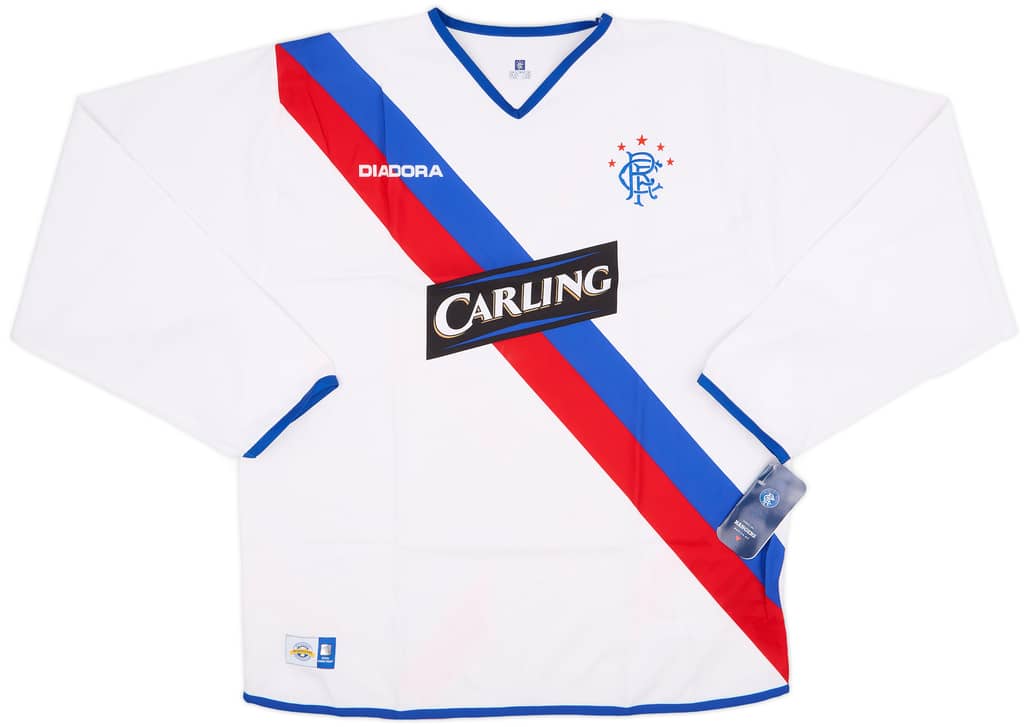 2004-05 Rangers Away L/S Shirt (XL)