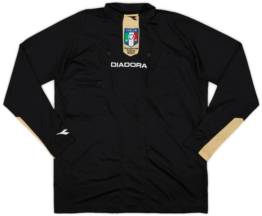 2007-09 Italy Diadora Referee L/S Shirt - 7/10 - (S)