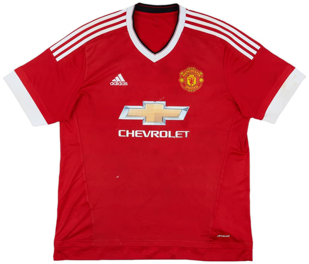 2015-16 Manchester United Home Shirt - 4/10 - (XL)