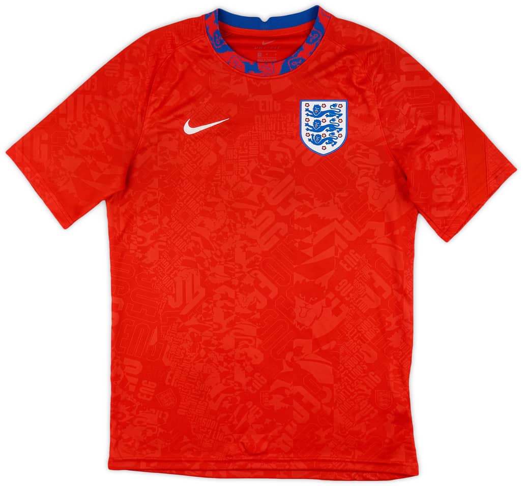 2020-21 England Nike Training Shirt - 8/10 - (M)