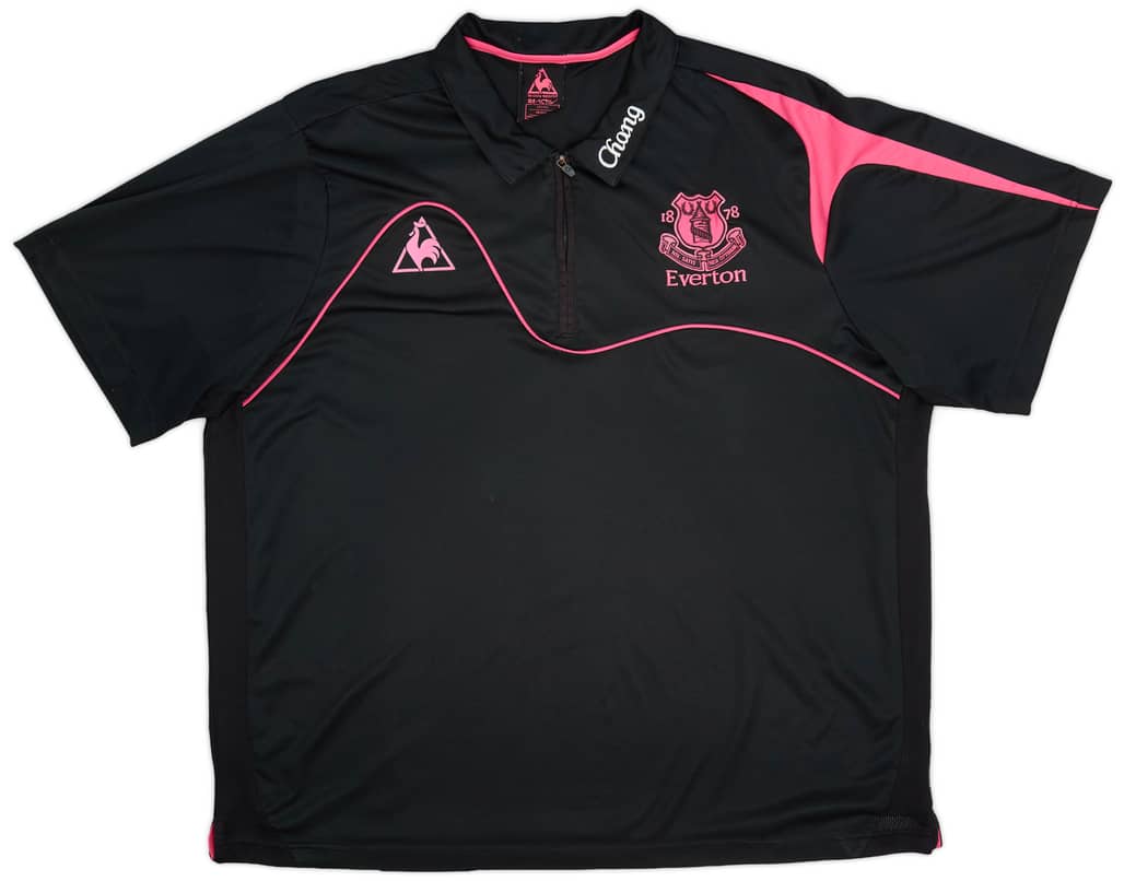 2009-10 Everton Le Coq Sportif 1/4 Zip Training Shirt - 9/10 - (XXL)