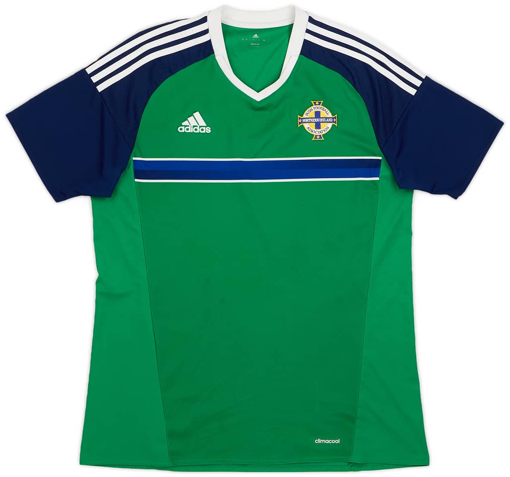 2016-17 Northern Ireland Home Shirt - 9/10 - (L)