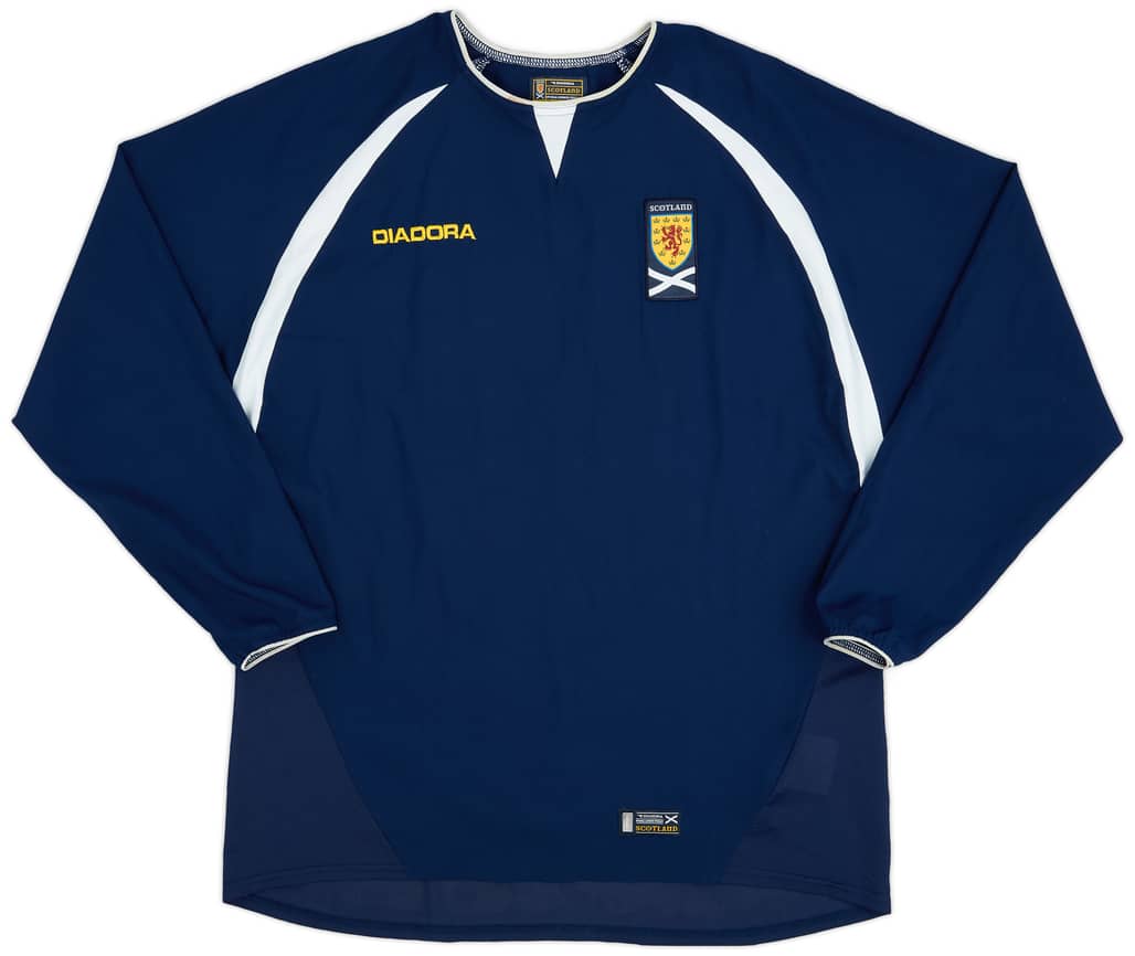 2003-05 Scotland Home L/S Shirt - 9/10 - (L)