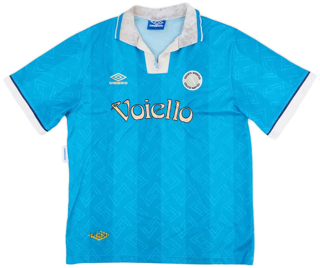 1993-94 Napoli Home Shirt - 4/10 - (L)