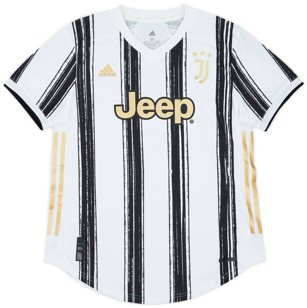 2020-21 Juventus Authentic Home Shirt - 8/10 - (M)