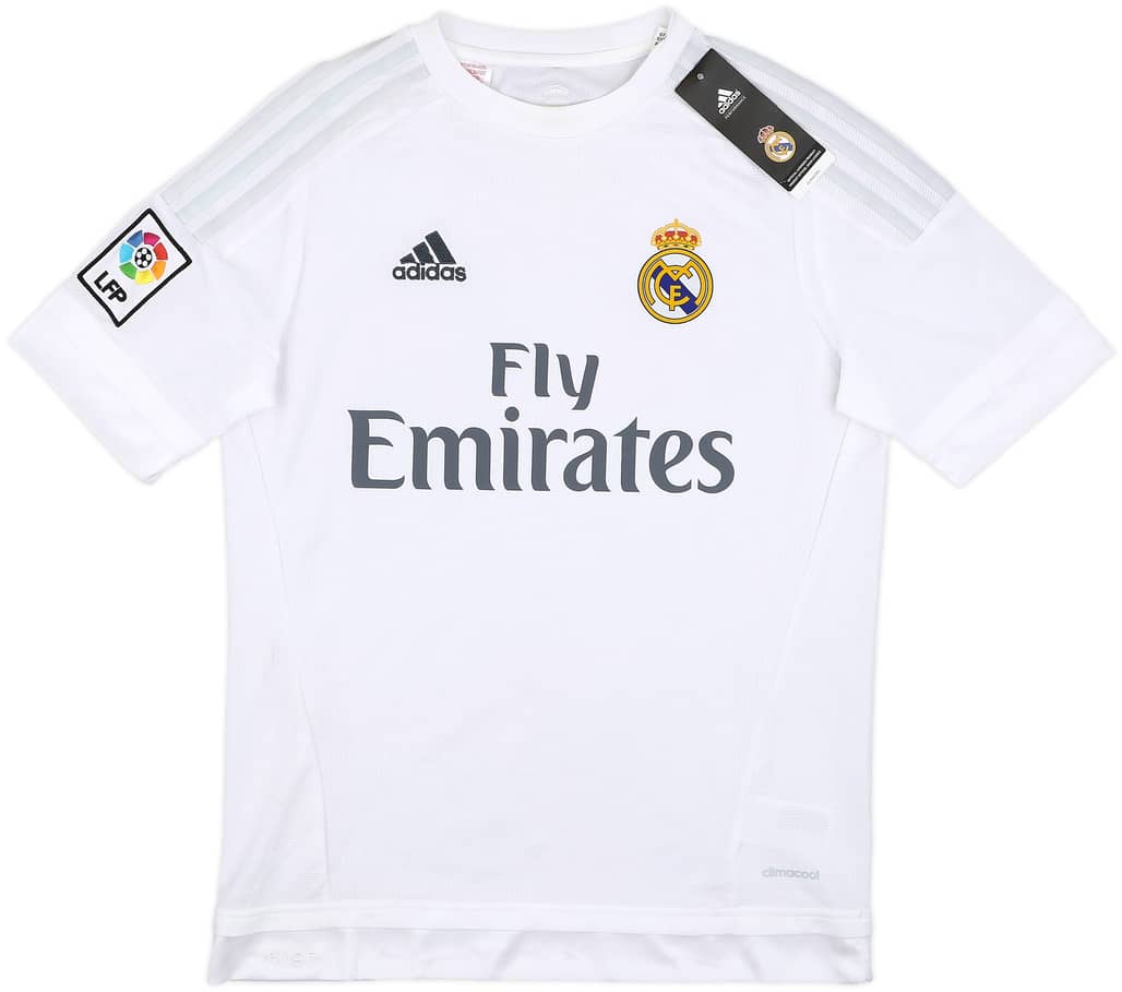 2015-16 Real Madrid Home Shirt (L.Boys)