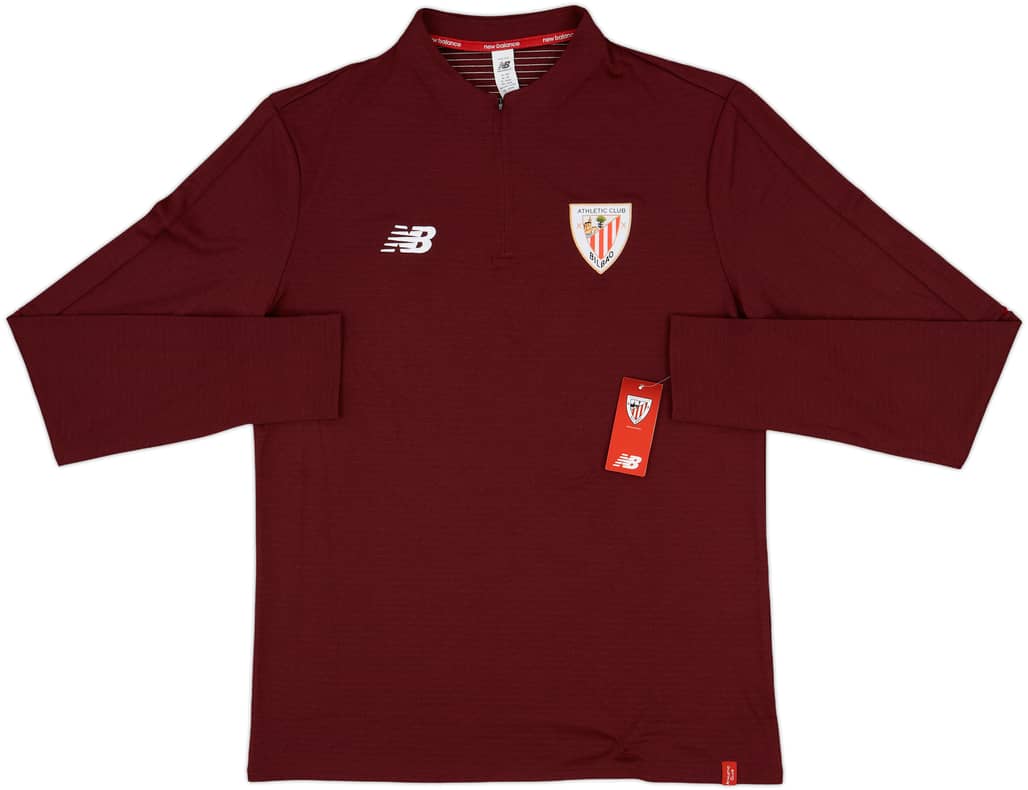 2018-19 Athletic Bilbao New Balance 1/4 Zip Drill Top (XL)